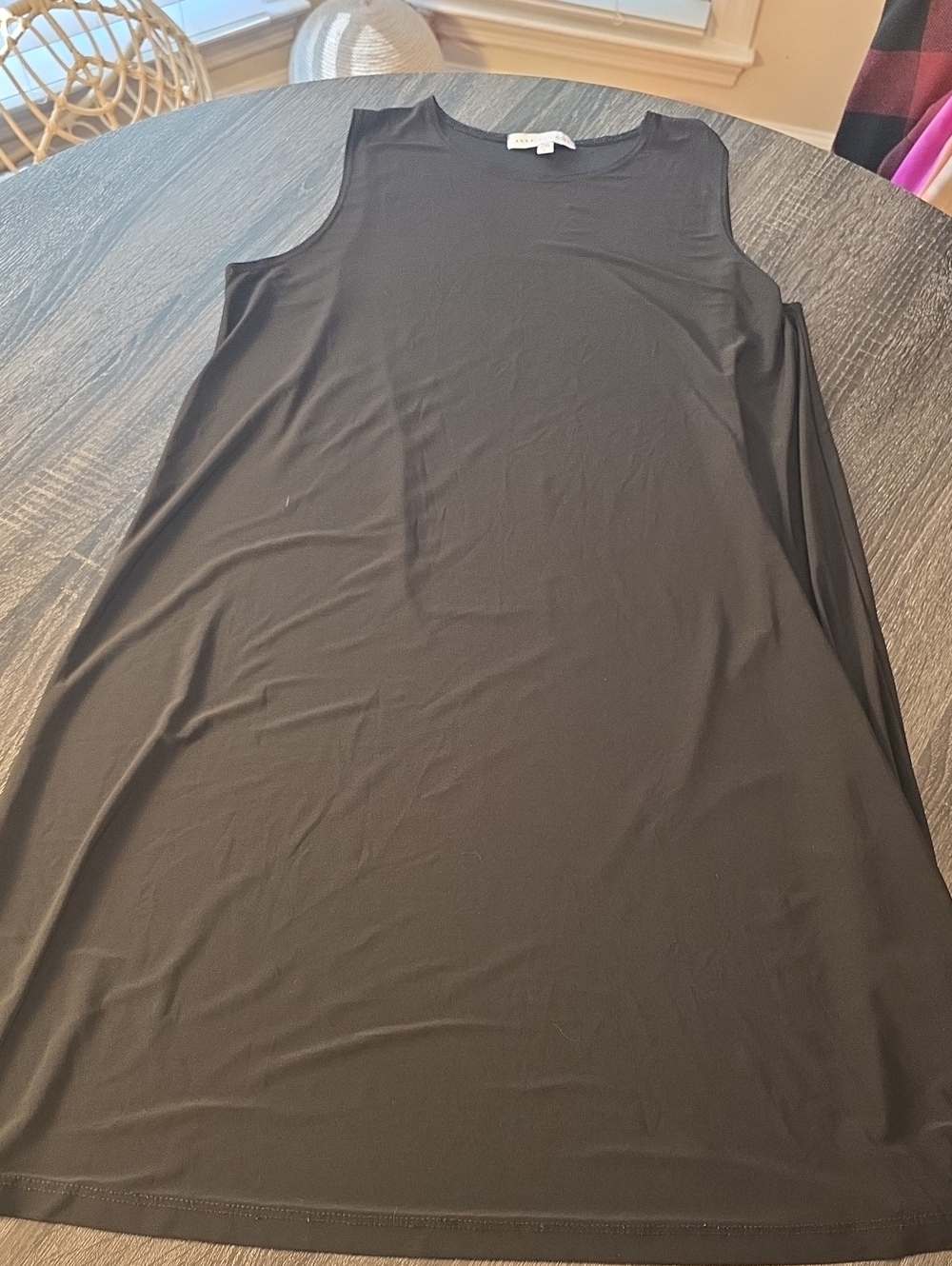 Annalee + Hope Black Sleeveless Shift Tank Dress